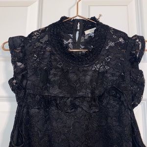 NWT black lace dress
